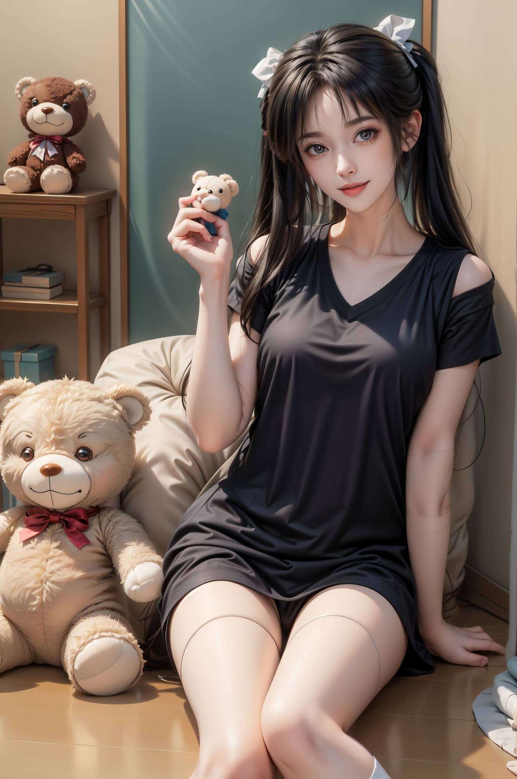 细腻的画风美女与野兽的浪漫组合