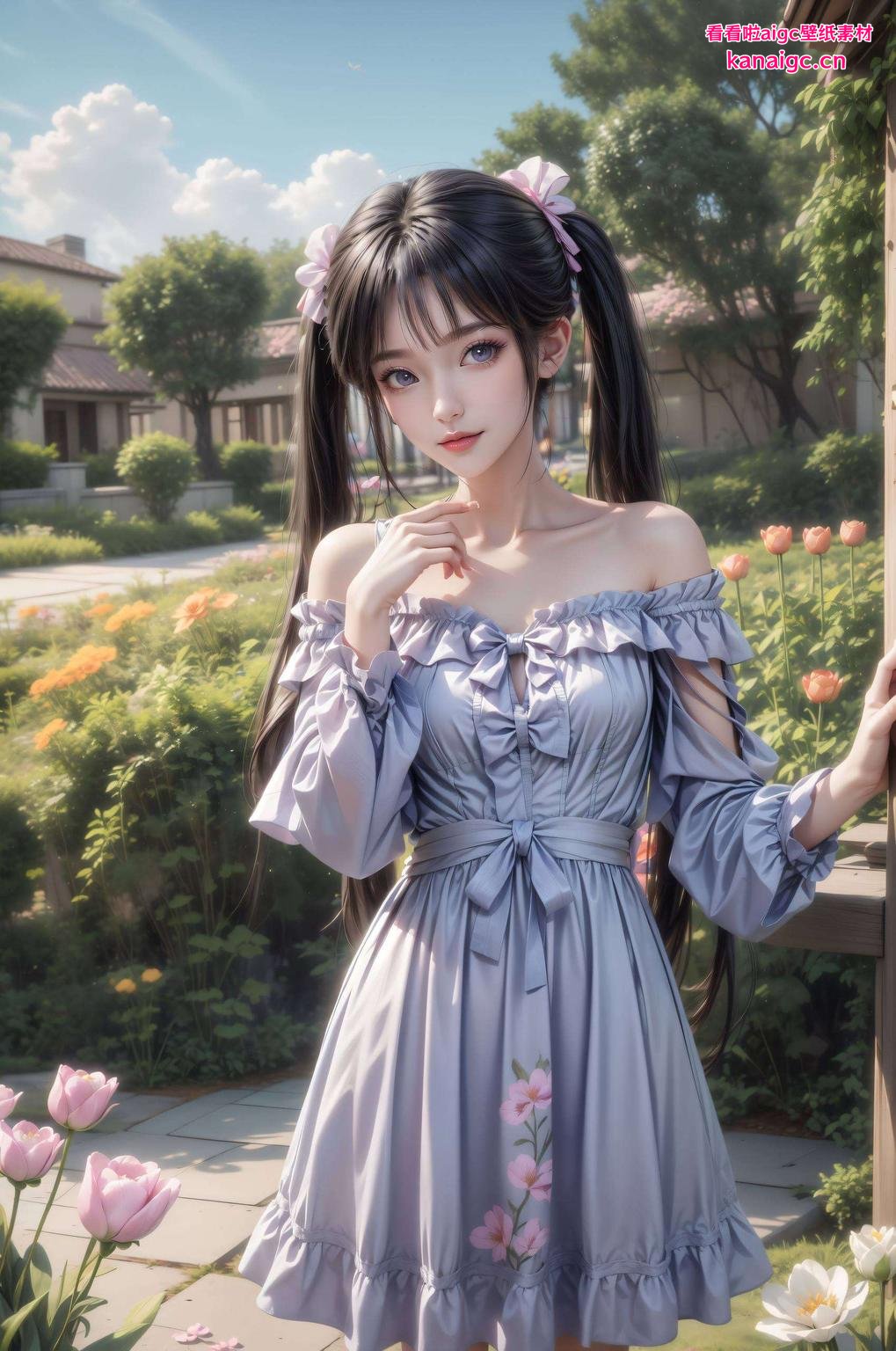 高清炫彩壁纸碧瑶小仙女夏日风情