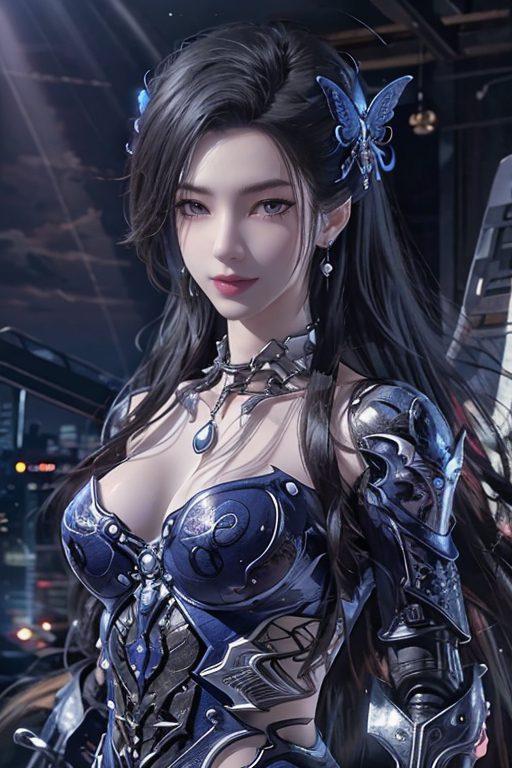 动漫元素满满养眼壁纸大放送！这款潮女妖动态壁纸