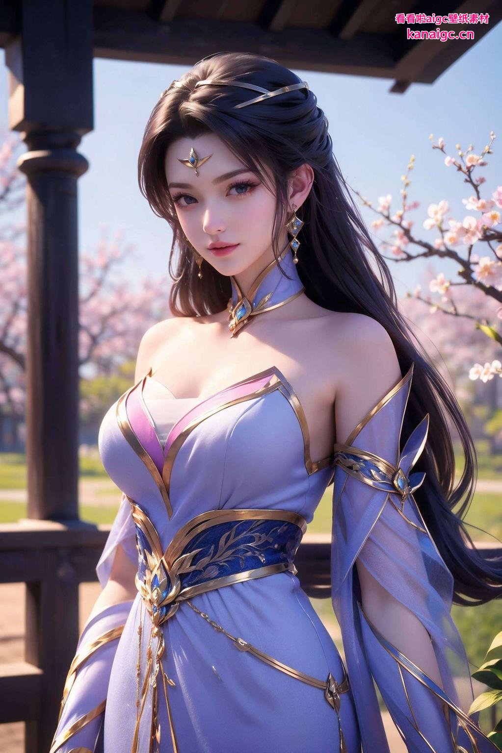 静态极简楚灵玉卡片壁纸