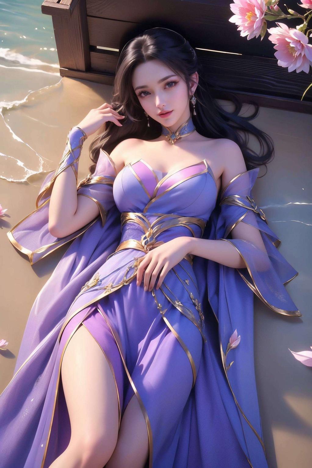 这款超精致精细的楚灵玉壁纸清雅脱俗