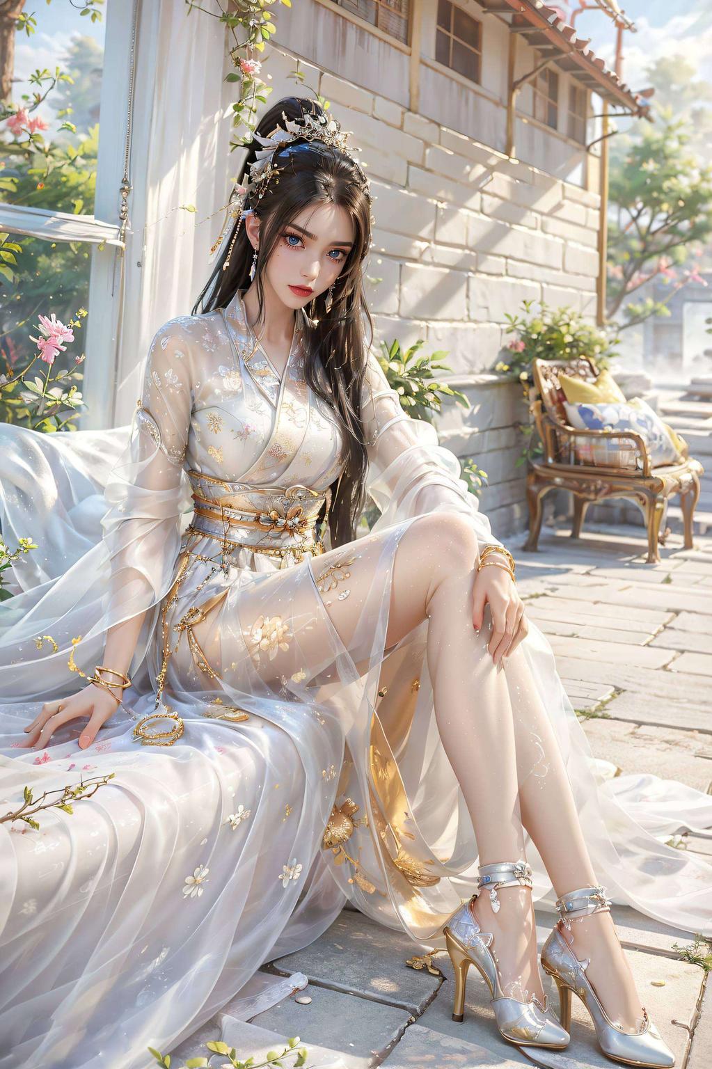 各位动漫迷们让你的iPad瞬间变身艺术馆！看这方清雪AI壁纸图片