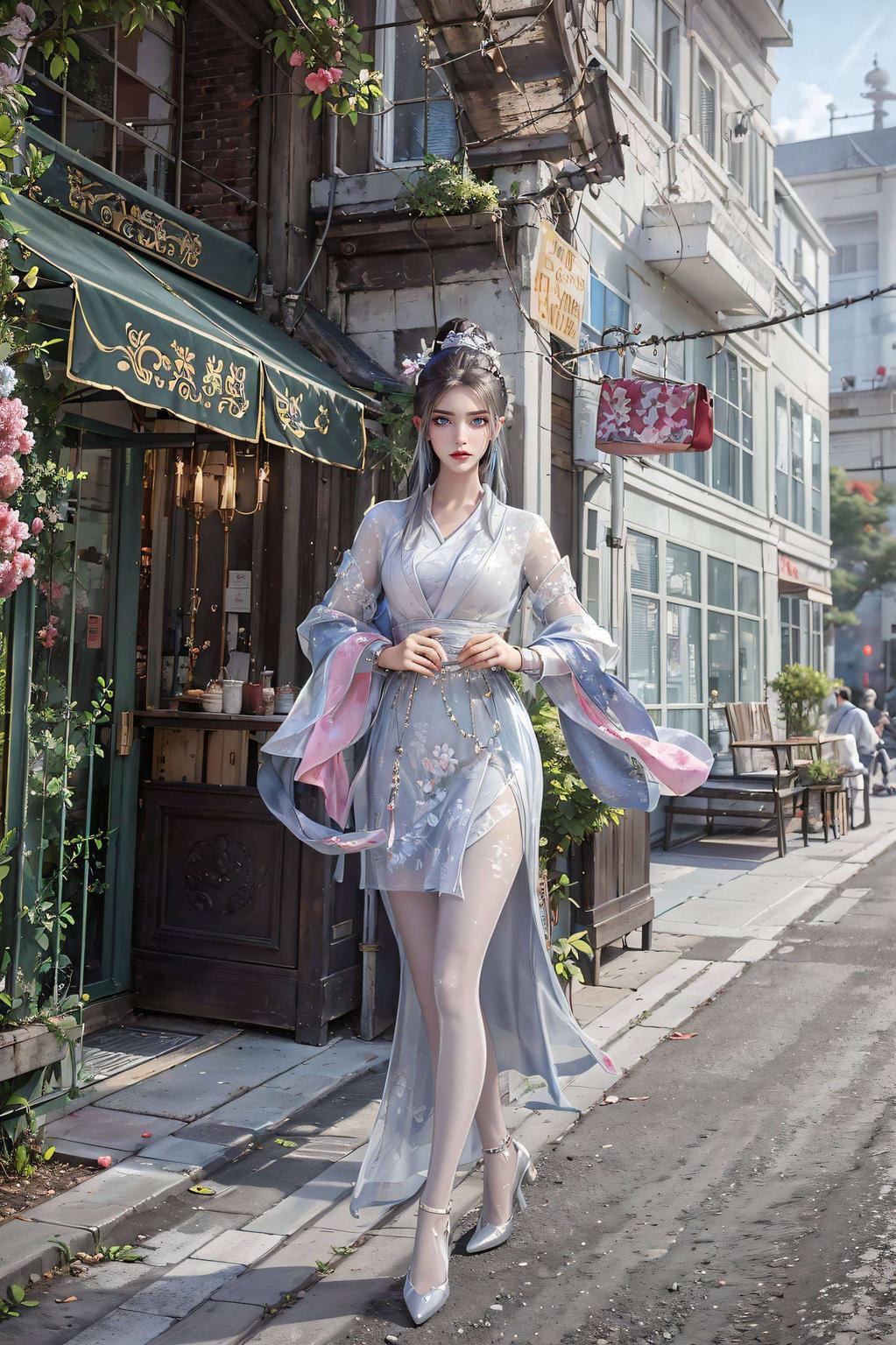 挺胸而立细节入微