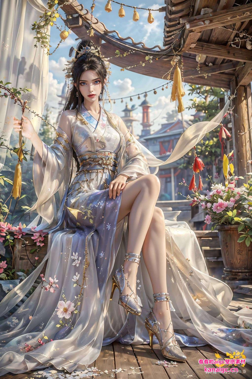 永生方清雪穿上婚纱的那一刻