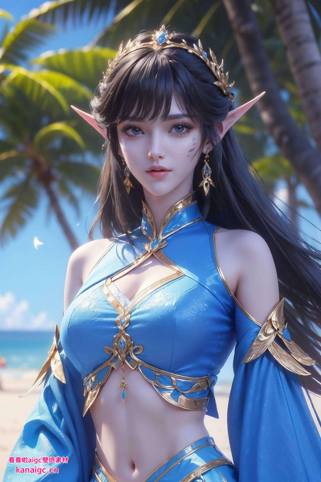 今天给大家带来一款超养眼的唯美壁纸！这位美少女凤清儿简直完美无瑕