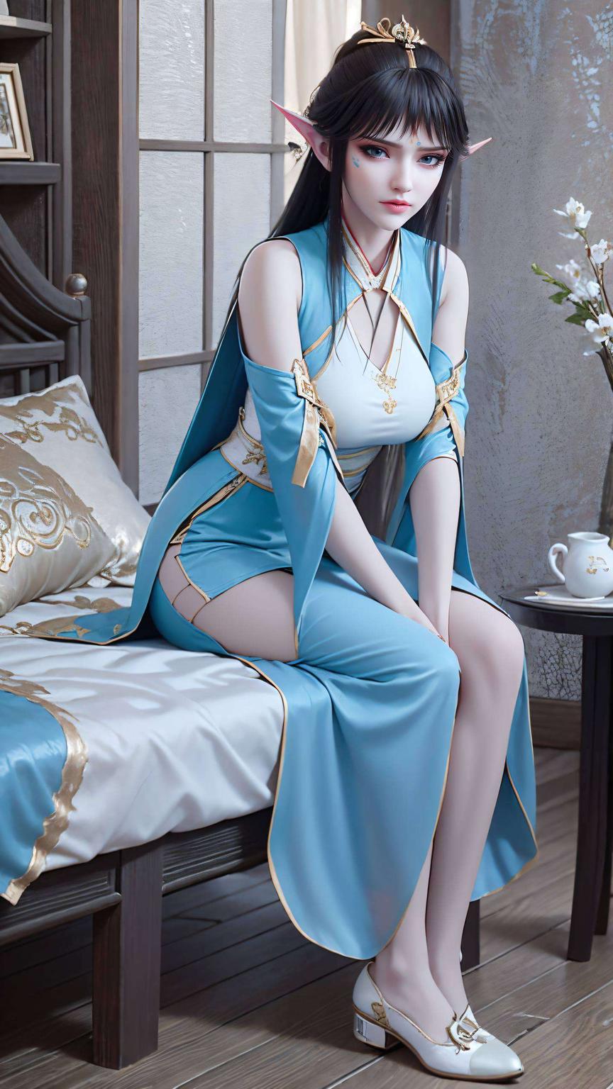 她的眼神犹如星辰美得让人心动