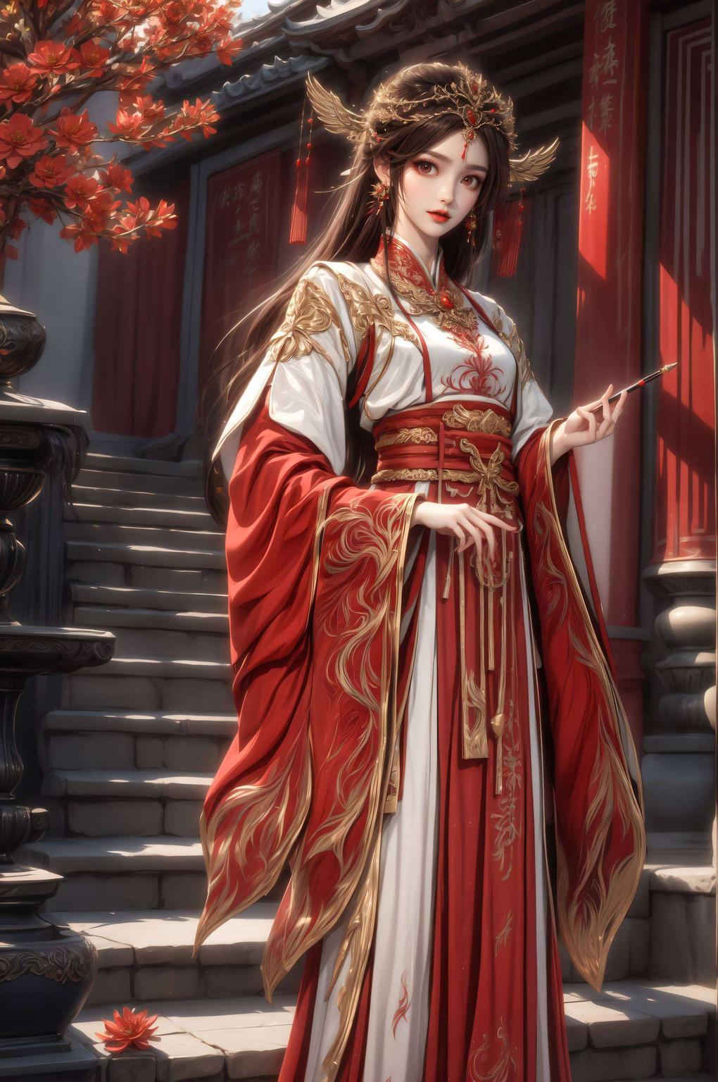 主角是我们的火灵儿！这壁纸嘿