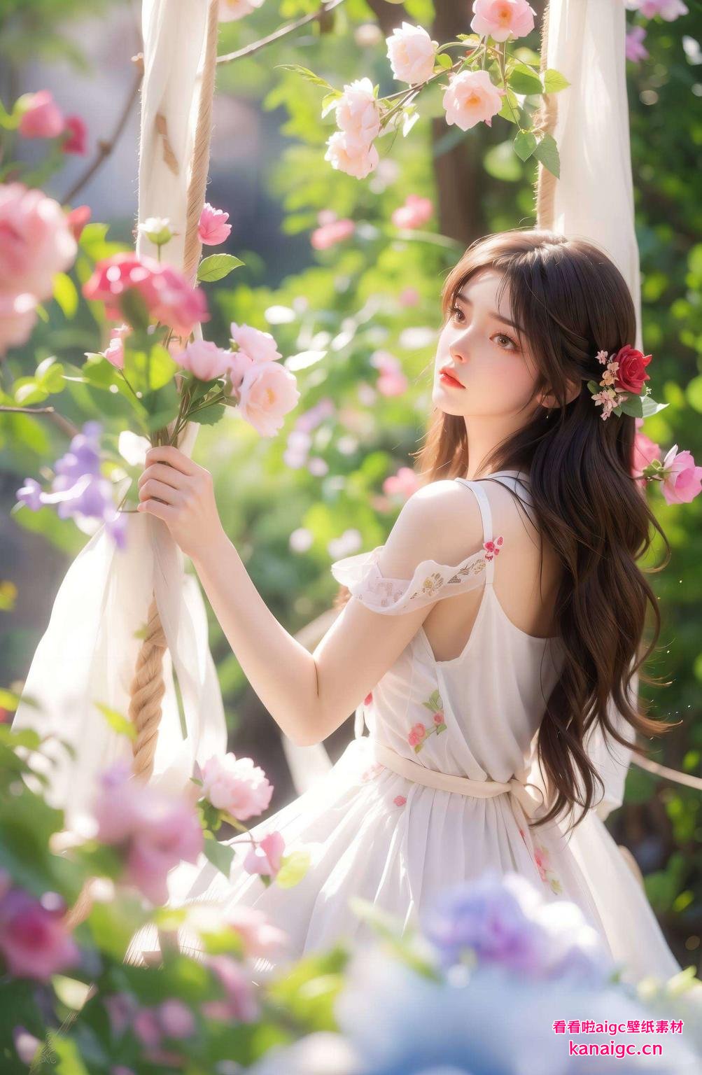 高清壁纸免费送火灵儿萌动心弦