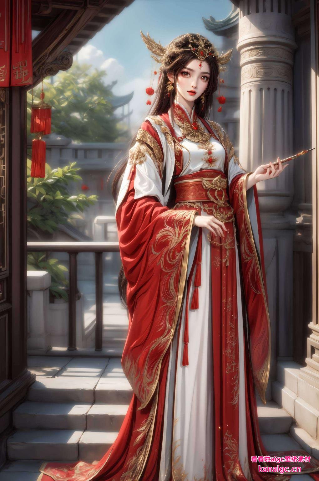 主角是我们可爱的火灵儿！看这身材壁纸今天给大家分享一款绿色免费壁纸