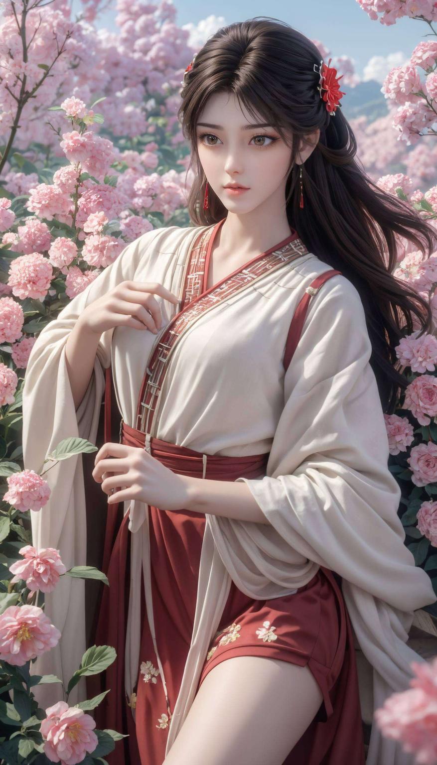 手机壁纸必备火灵儿简画古风壁纸