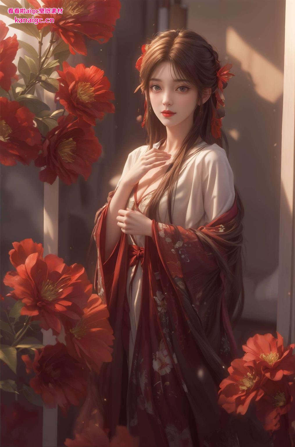 浪漫壁纸秀！高清画质感受这对国漫CP的独特魅力