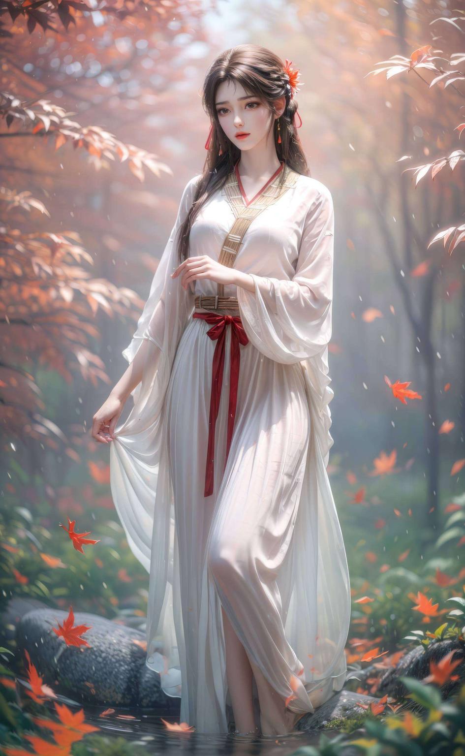 火灵儿手机高清壁纸灵动的火焰映衬着清澈眼神