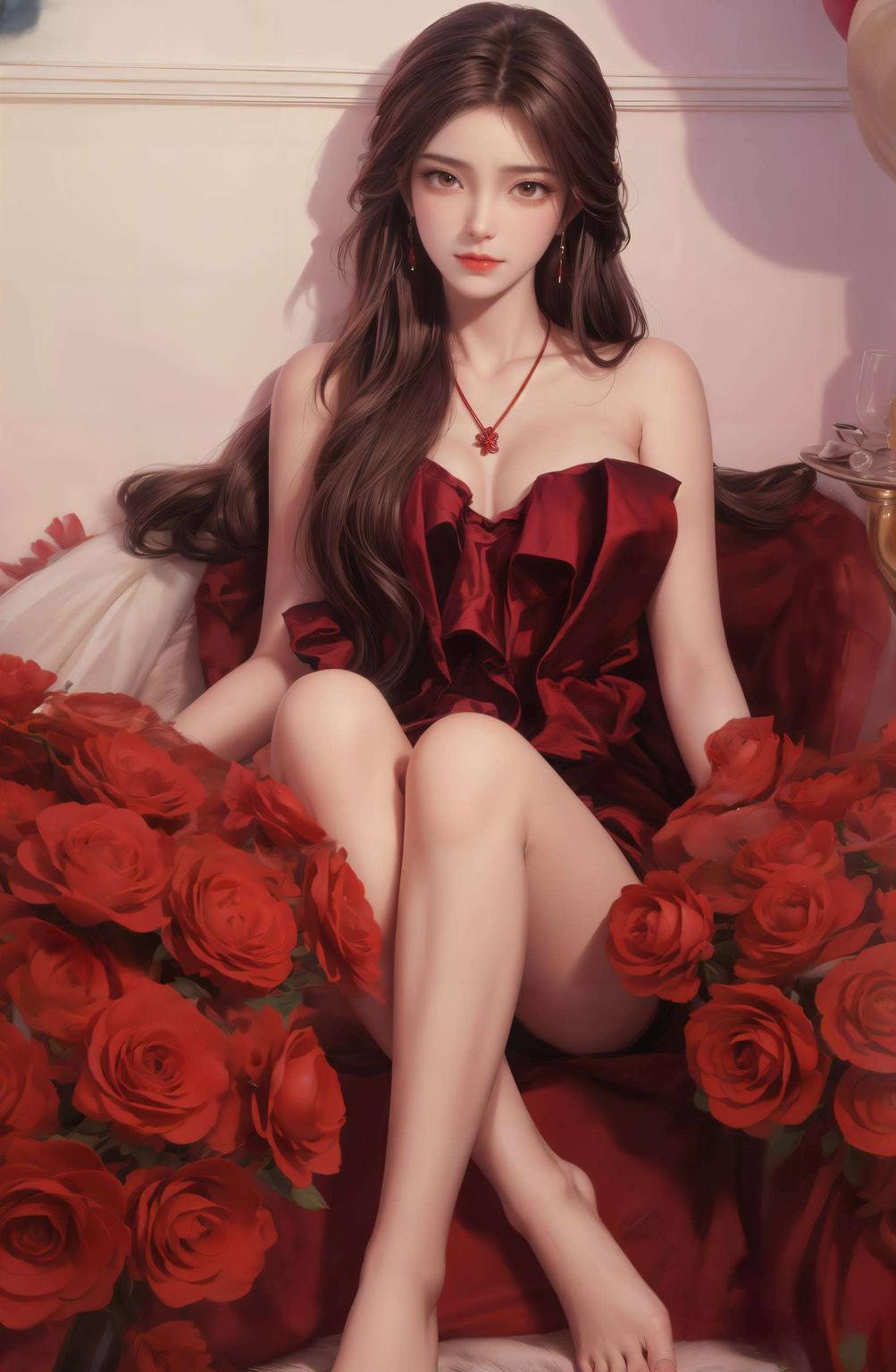 灵动的火光映衬着ins风火灵儿电脑4K超清壁纸