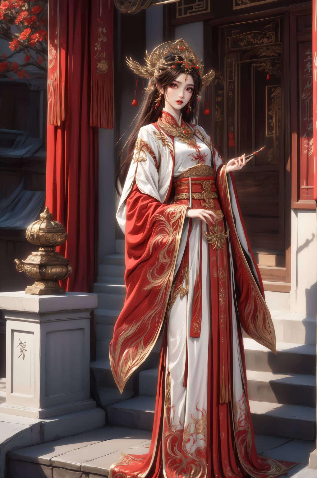 火灵儿灵动可爱这款高品质的炫彩壁纸—火灵儿动漫电脑壁纸