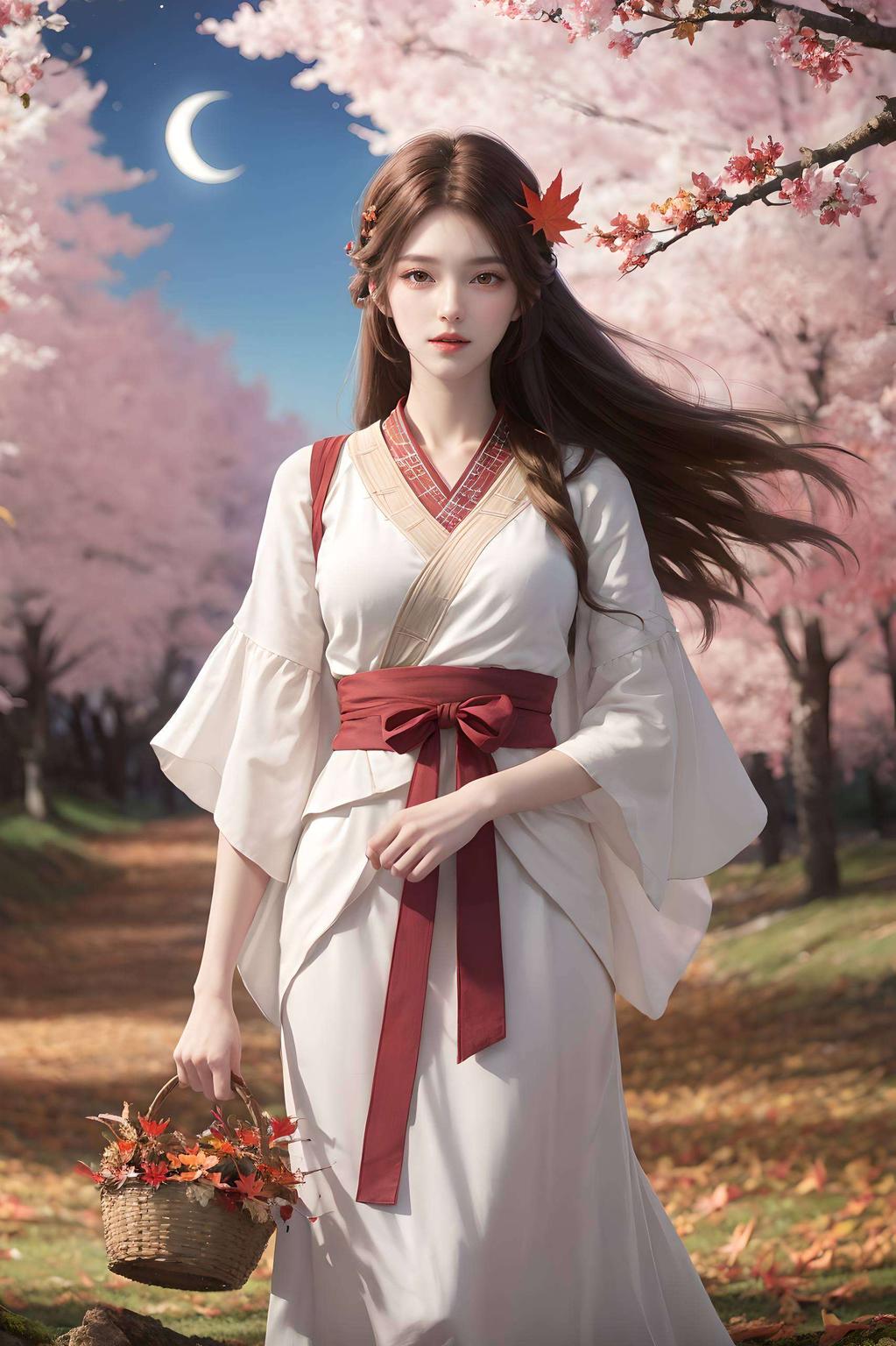 美不胜收！这款女生动漫壁纸灵动曲线