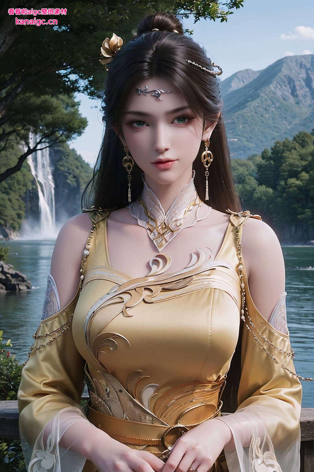 如诗如画金瓶儿美照高清壁纸