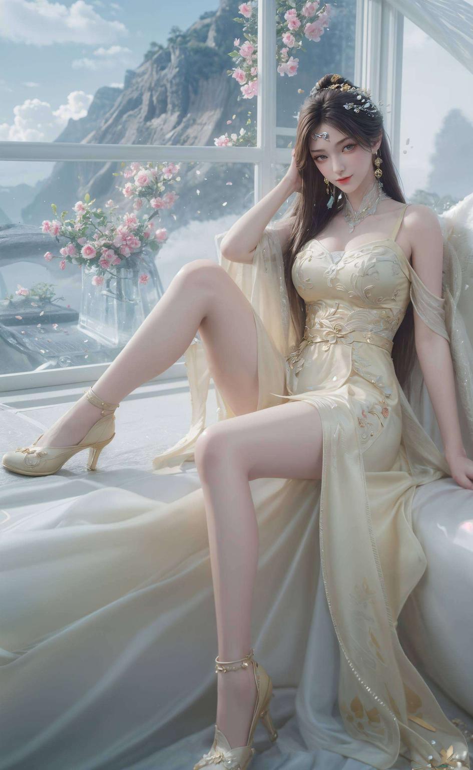 金瓶儿动漫版壁纸来啦！横屏设计可爱满分