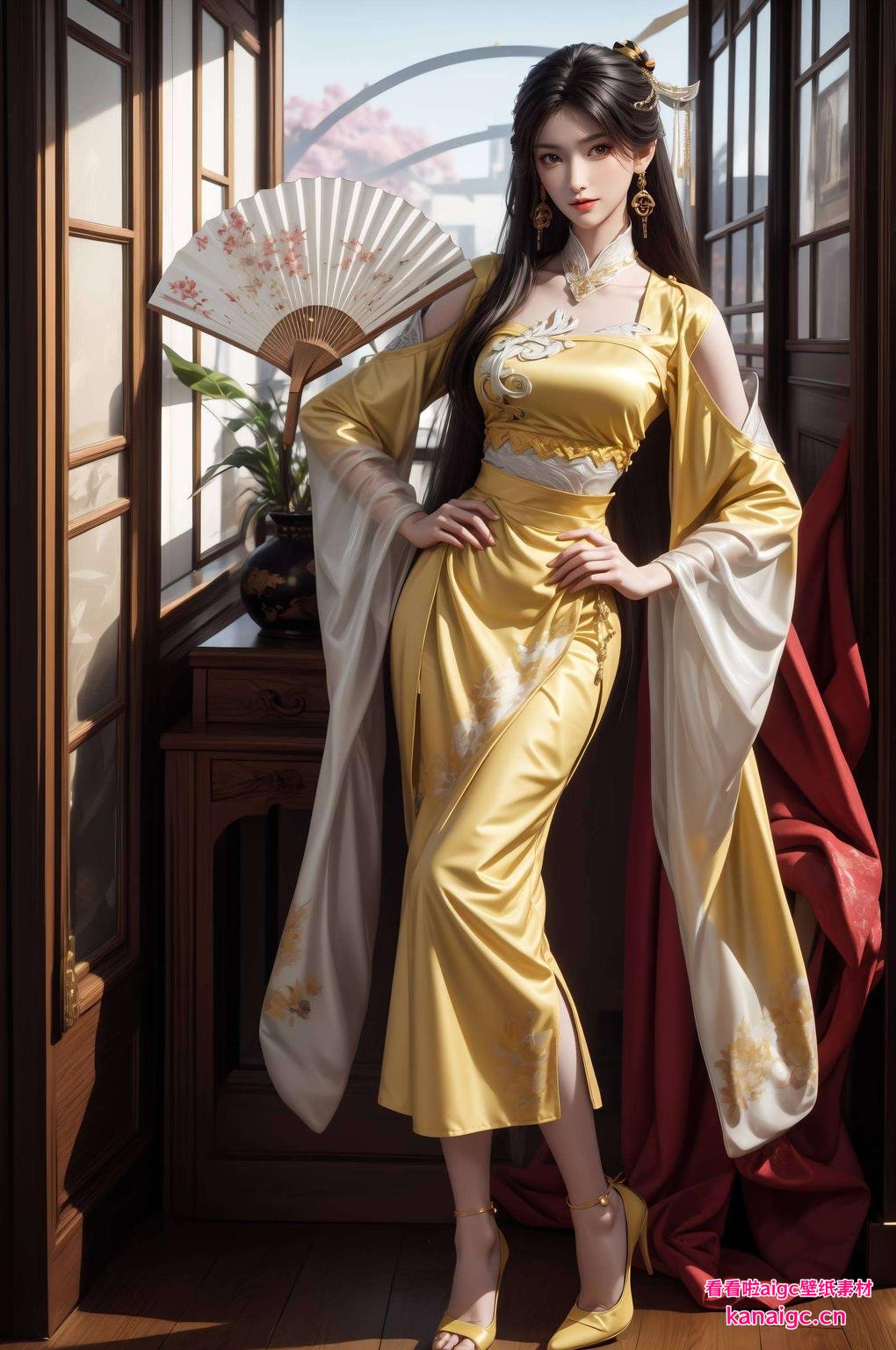 一机在手金瓶儿简易高清壁纸