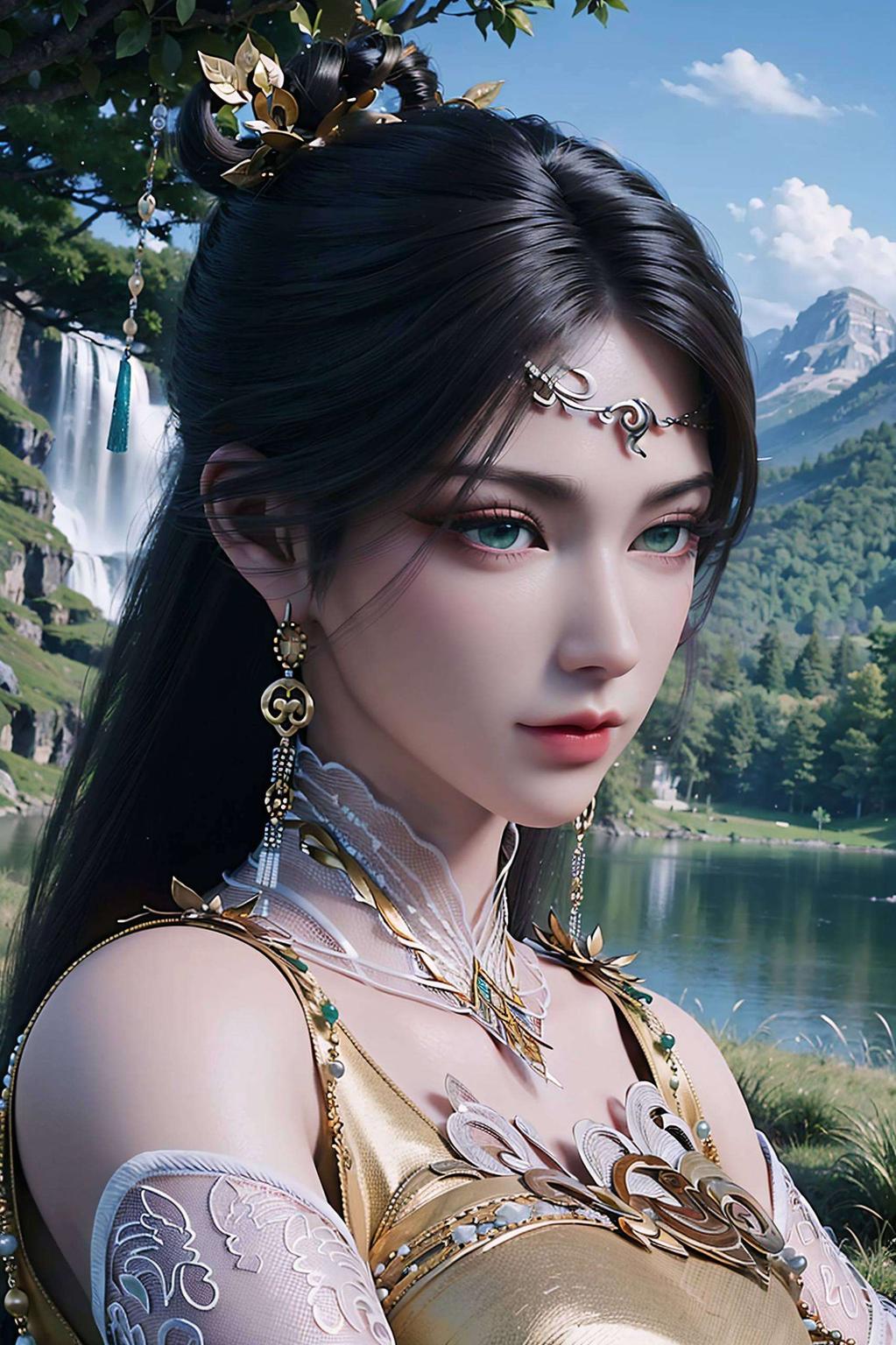 金瓶儿携漫画风华清新绘制