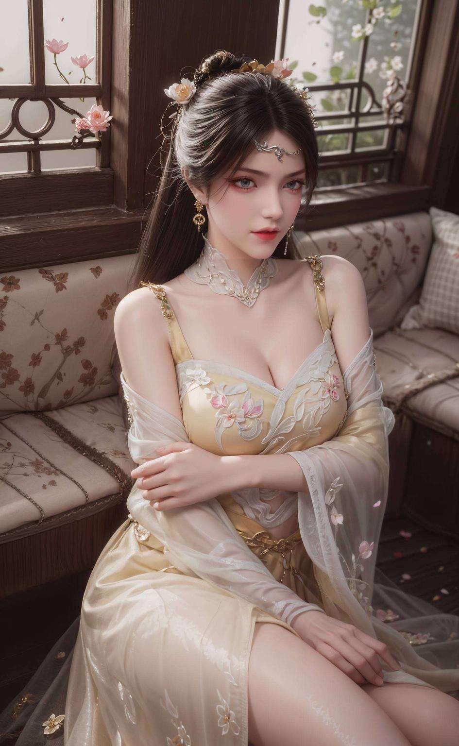 美得让人心动！细腻的画面金瓶儿这款2k高清二次元壁纸