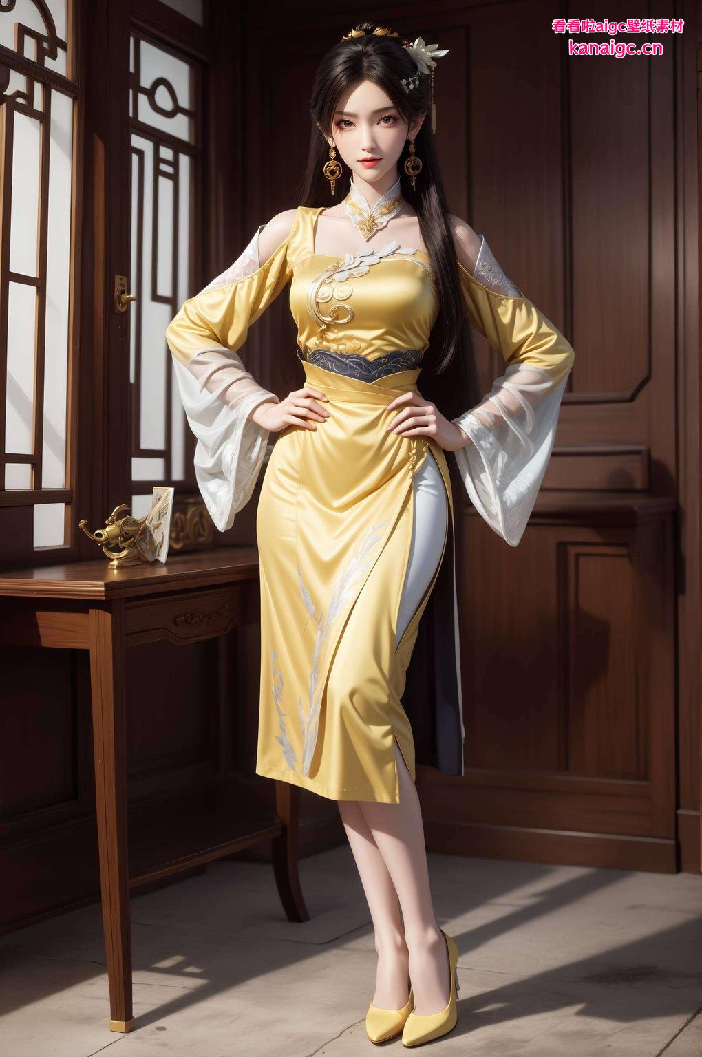 高清壁纸映佳人尽显优雅气质