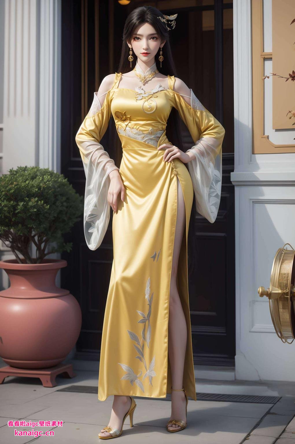 紫色梦幻映眼前国漫女神韵味浓