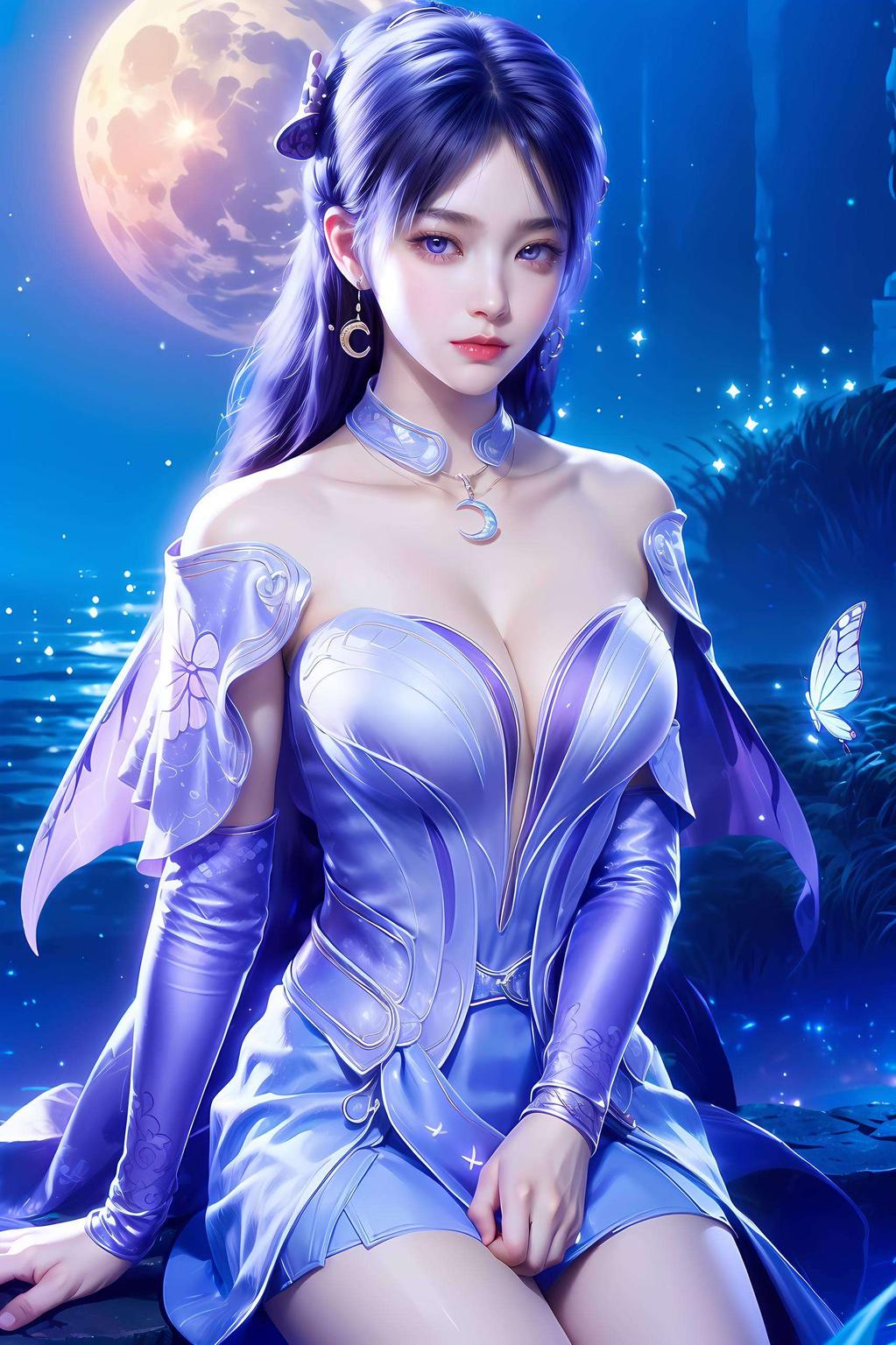 高清享受姬紫月壁纸