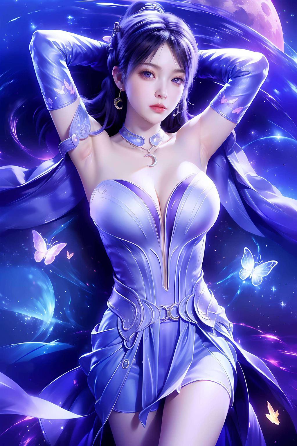 清丽脱俗美如仙电脑桌面焕新颜