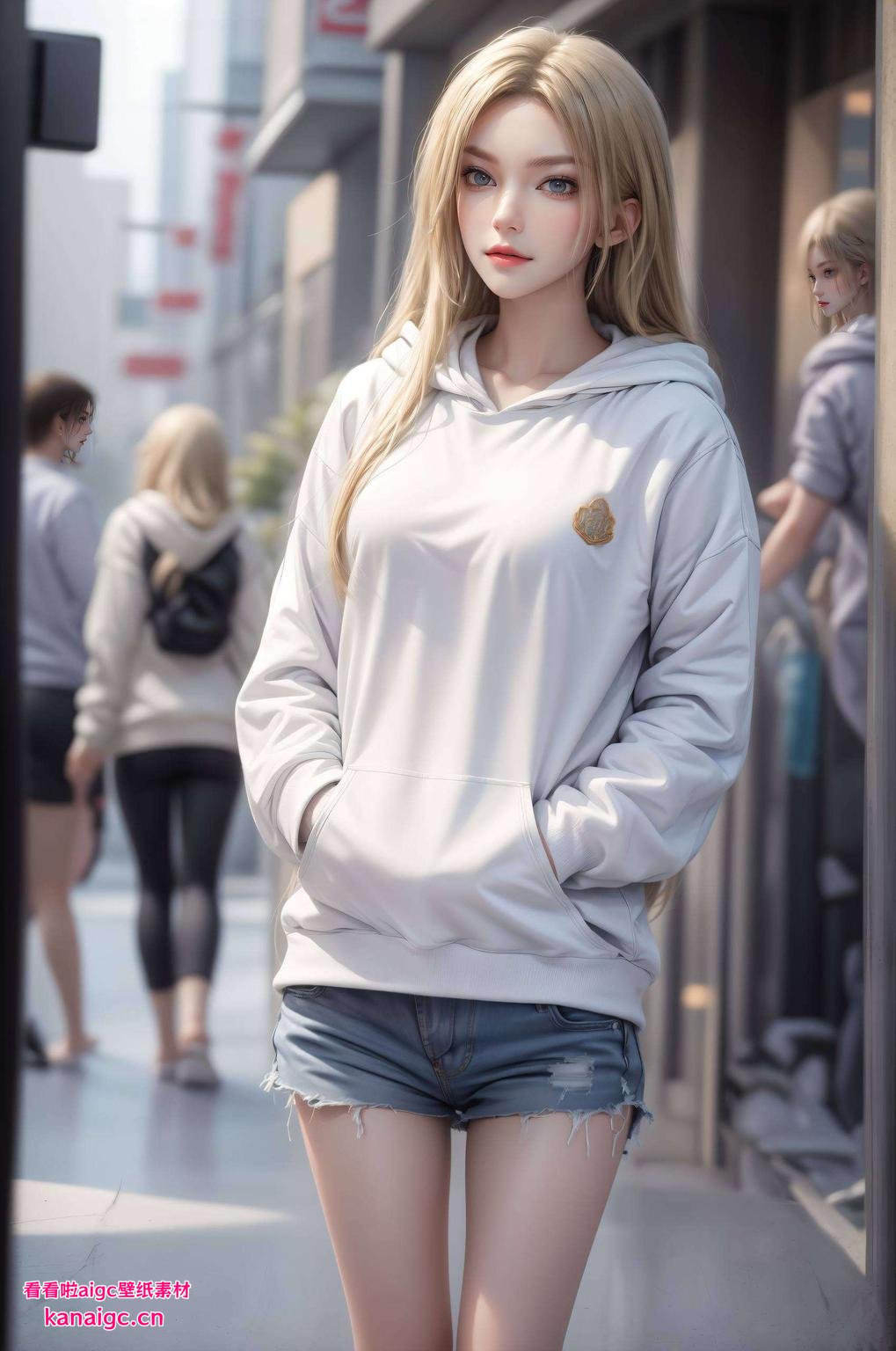 凯莎微笑映电脑高清壁纸