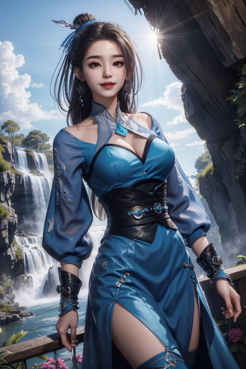 蓝灵娥仿佛要从屏幕中跃然而出快来收藏吧！