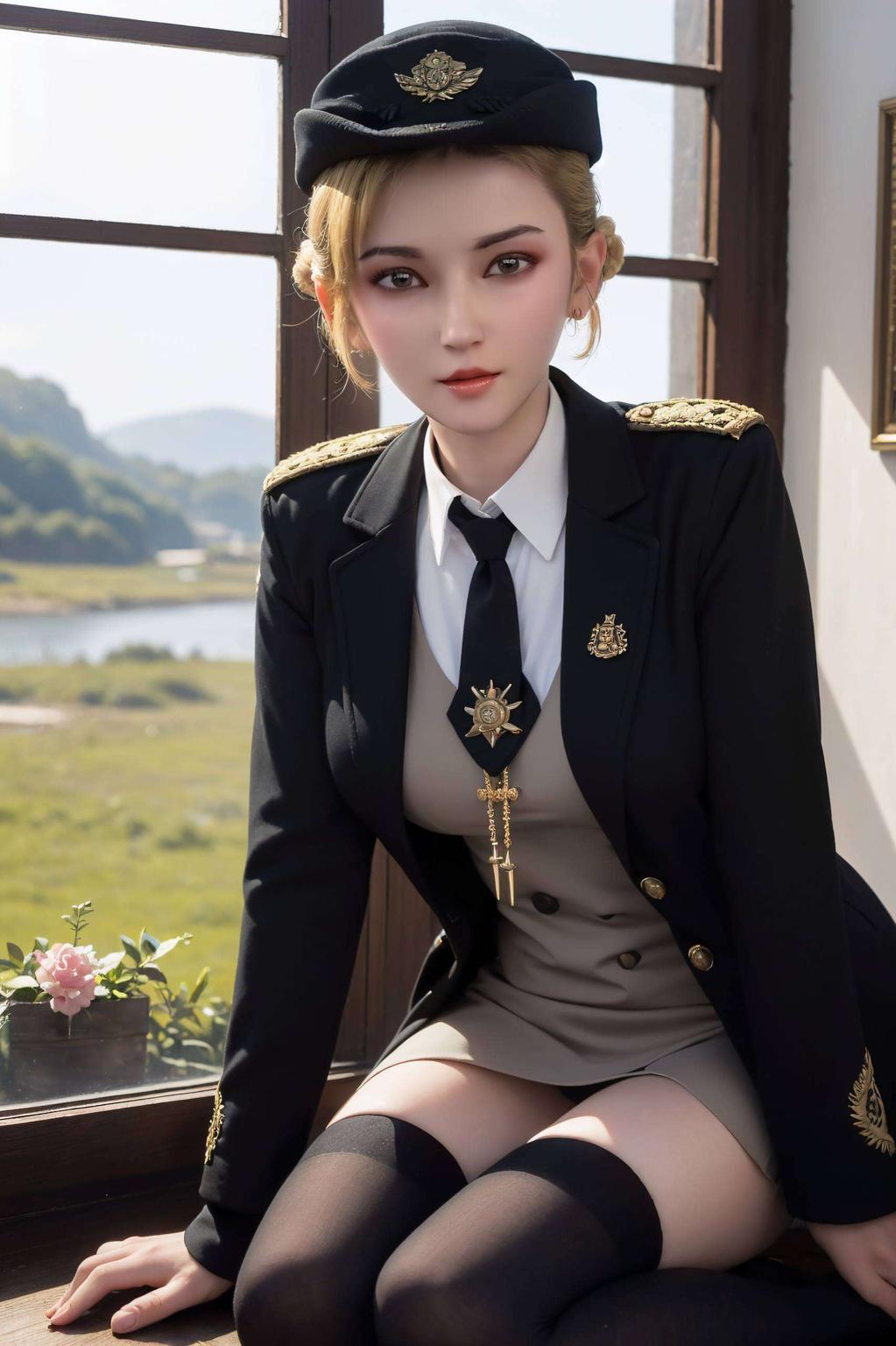 简直潮图壁纸的典范！”这款壁纸以雄兵连的怜风为主题