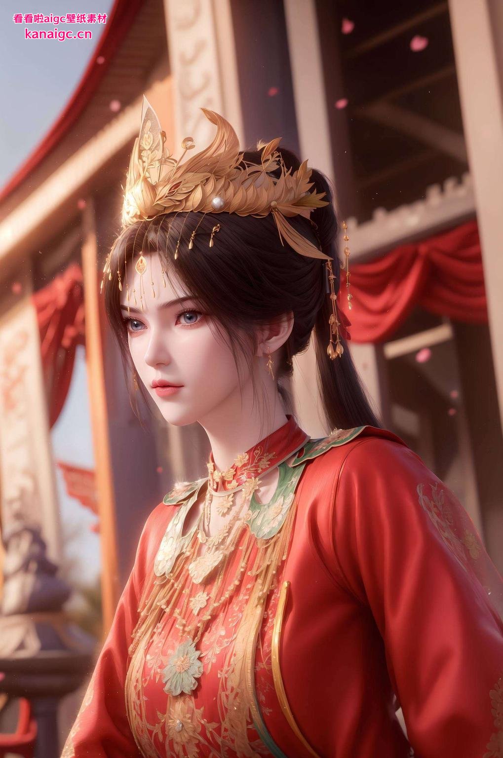 AI素材李慕婉的身材壁纸美得让人心动