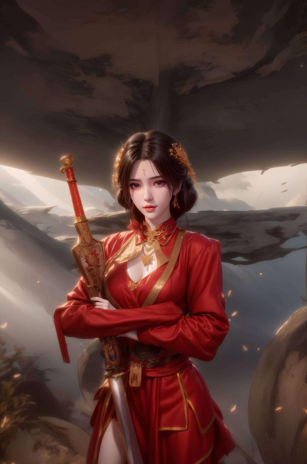 脚下的光影映衬出她的孤独与坚韧为你的Win10桌面添上一抹独特的风情