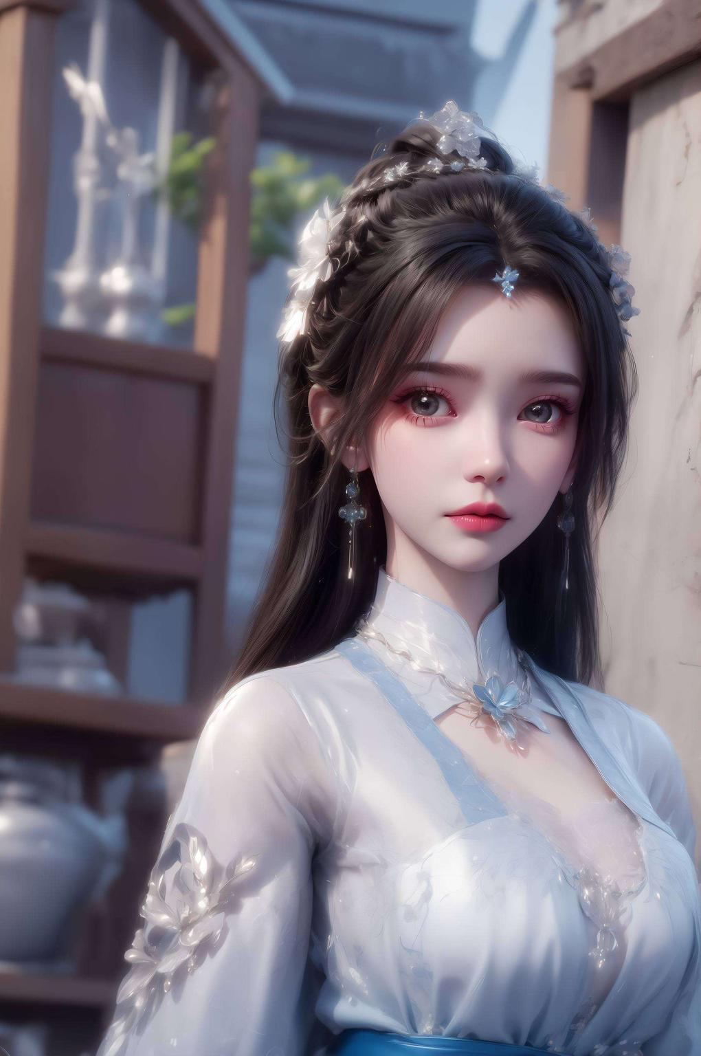 大家好！今天给大家带来这款超美的李慕婉壁纸快让你的平板也穿上这身华服吧！”