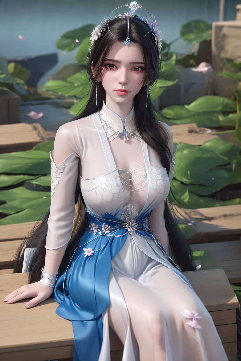 背景的细腻描绘眼神坚定