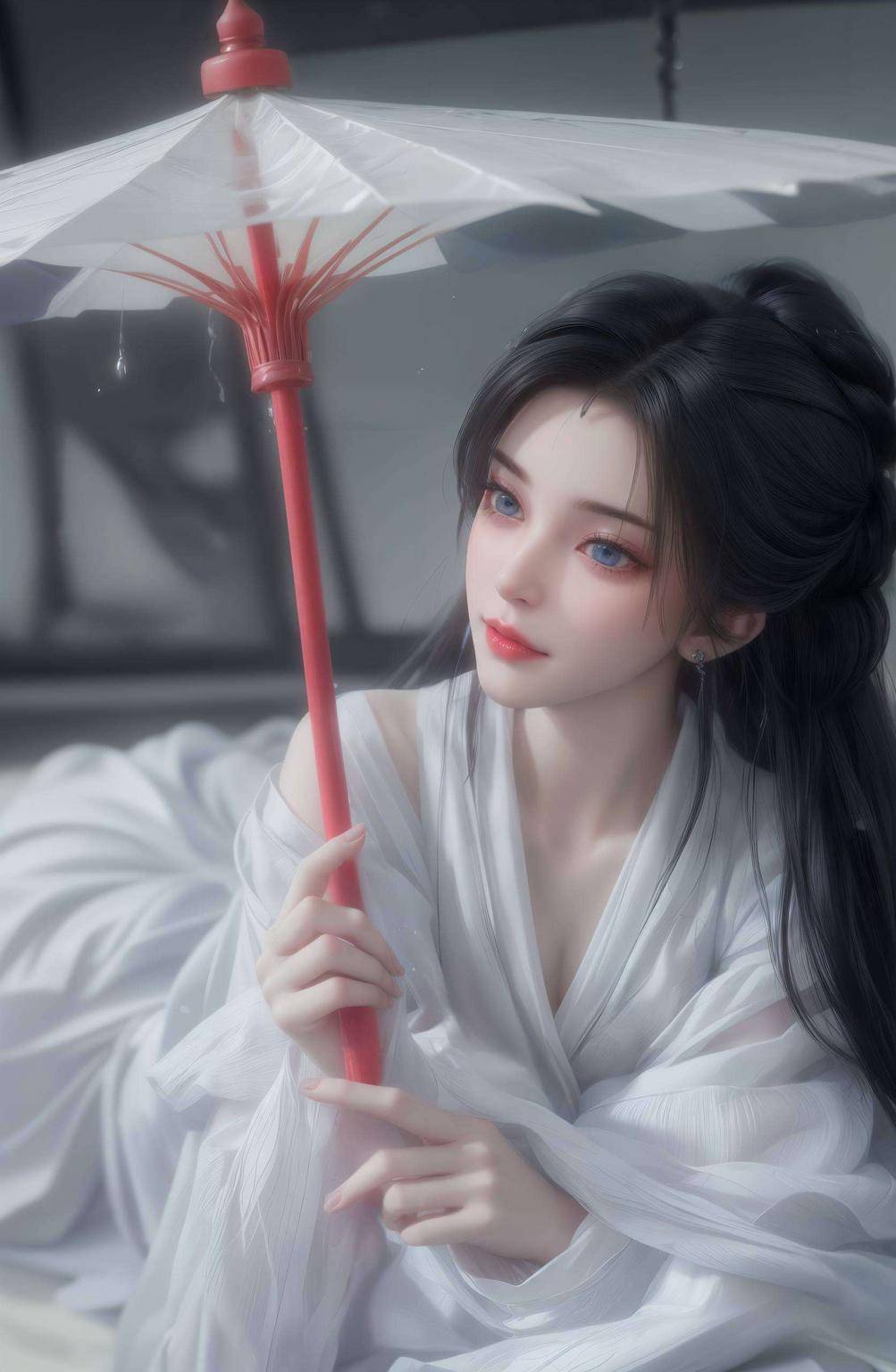 清新每一天！李慕婉背影如画