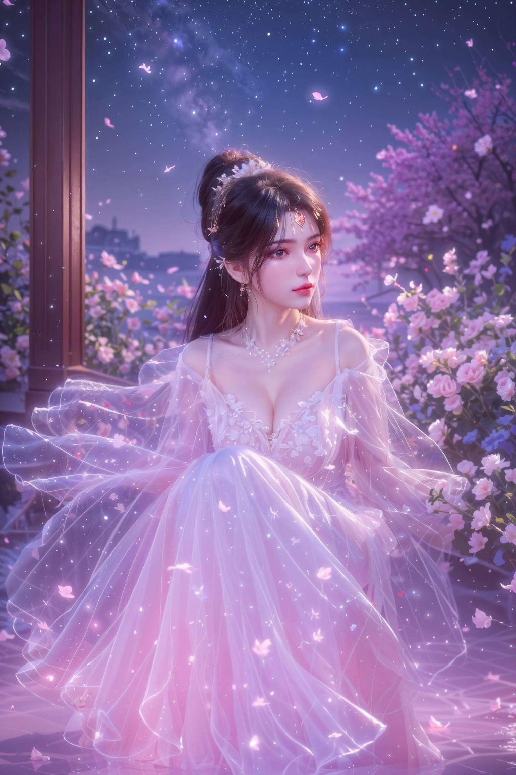 细腻的笔触华美的服饰