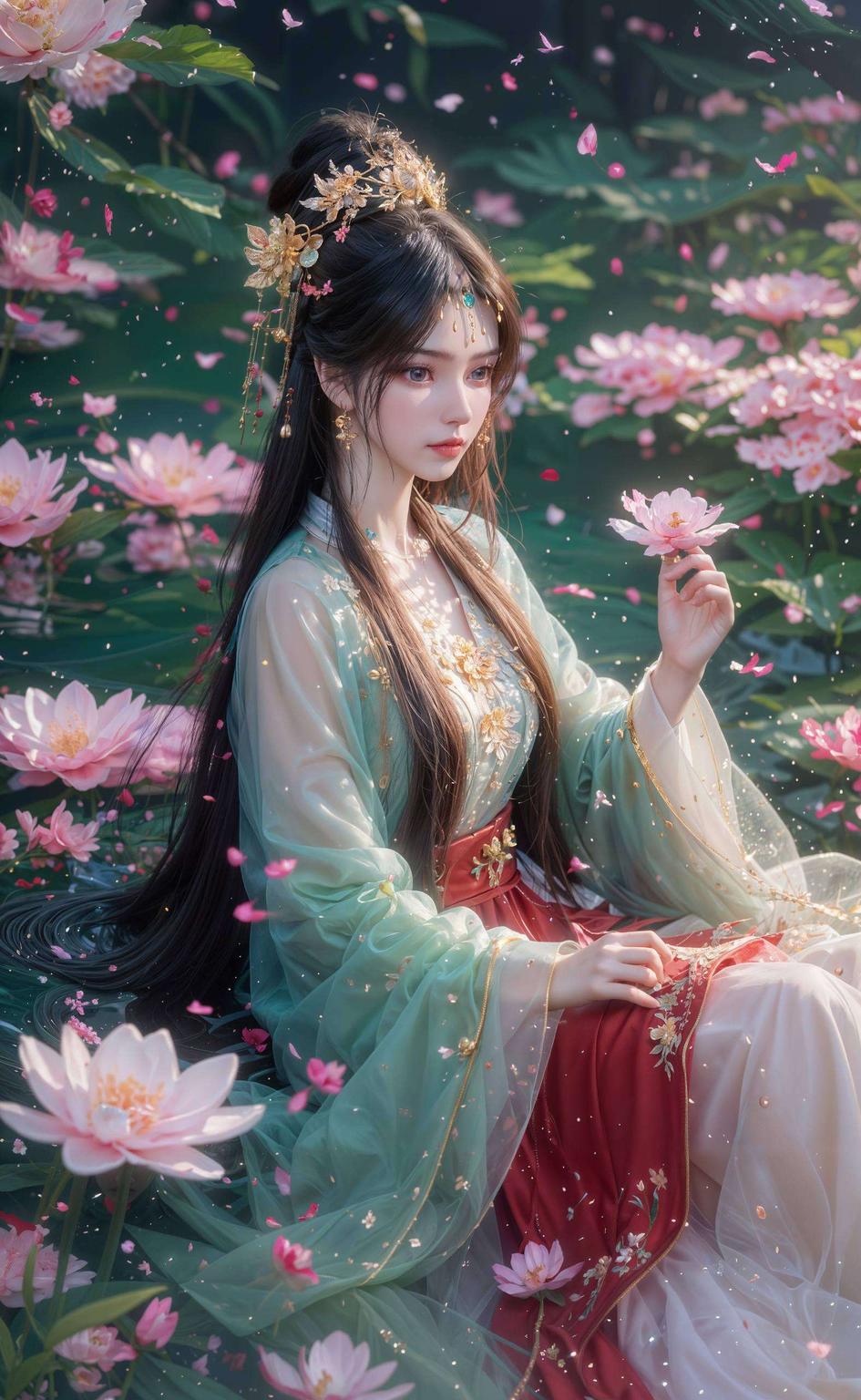 李慕婉渐变壁纸一触即达的古典美