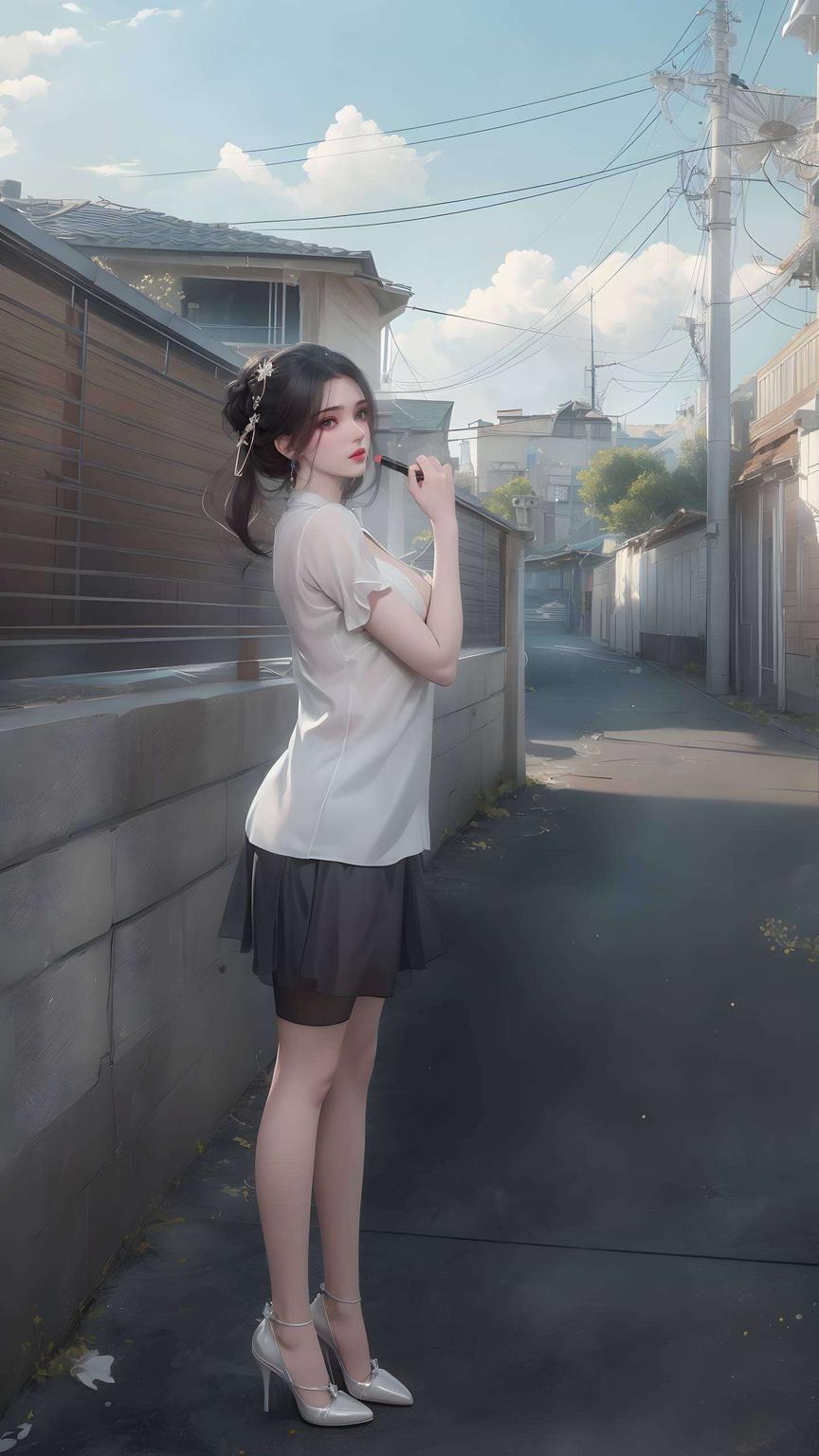 细腻笔触淡雅色调