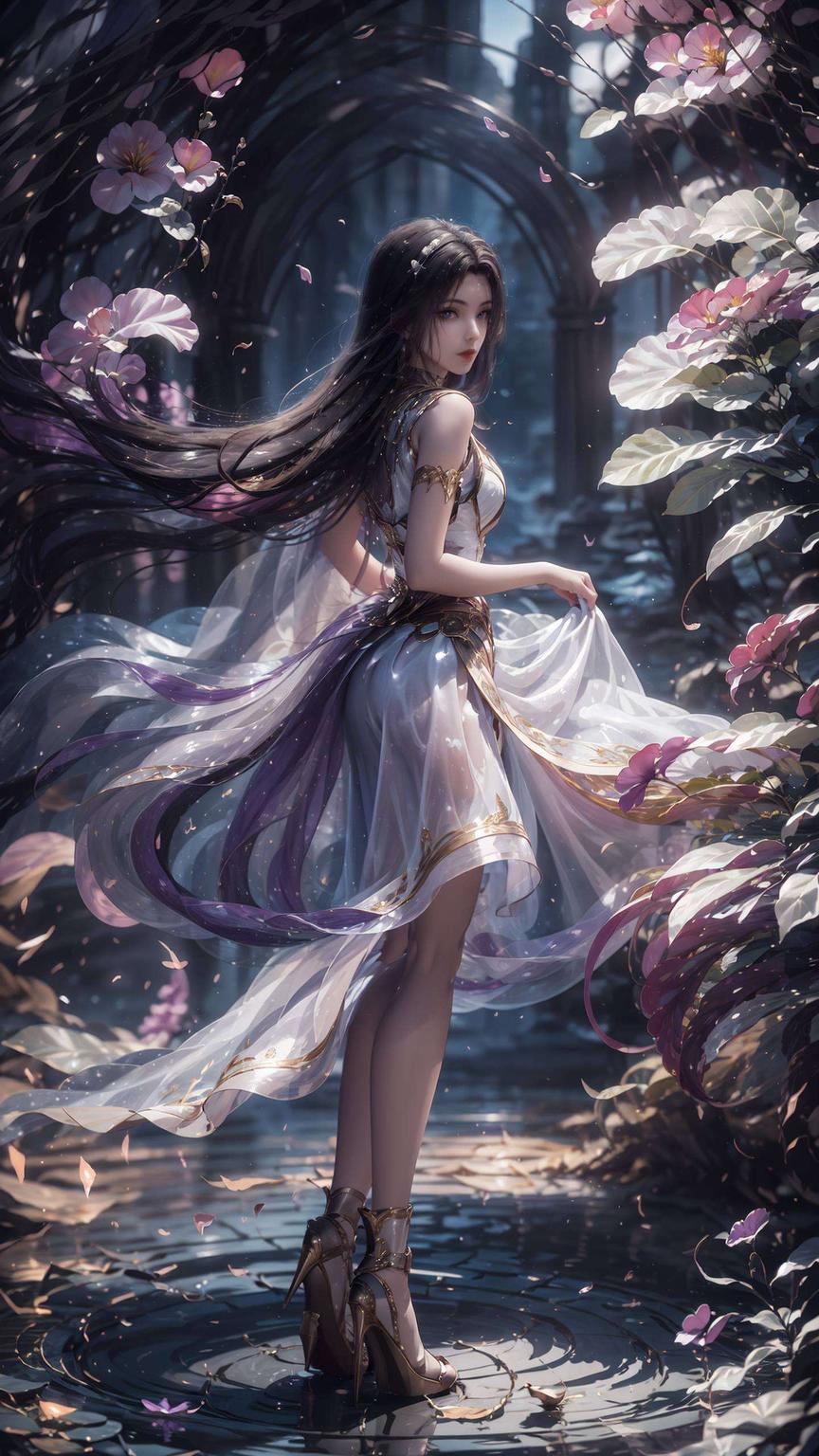 让你的平板瞬间变身动漫世界！主角是我们的美少女凌落宸！高清美颜