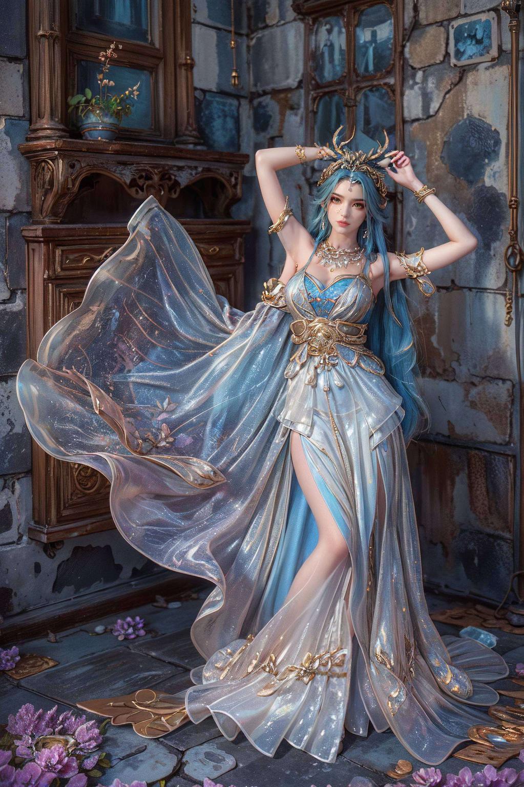 AI素材打造今天给大家带来一款超美的静态免费壁纸——斗破苍穹龙女动态壁纸！高清宽屏