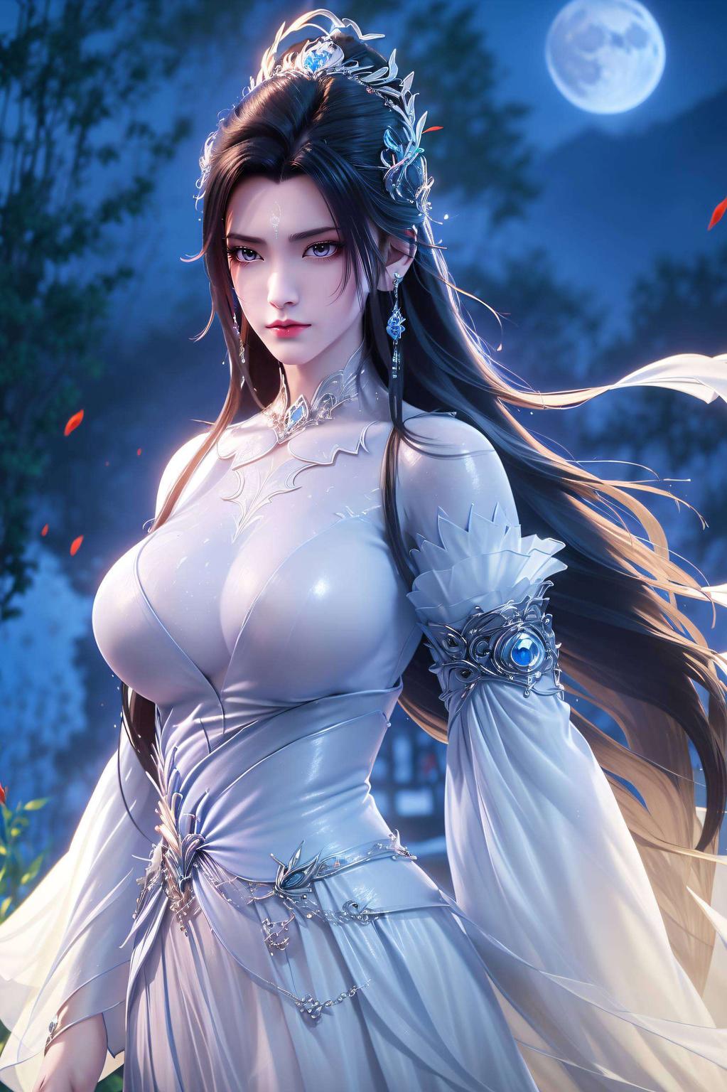 陆雪琪的仙气十足美得让人心动～看这细腻的线条