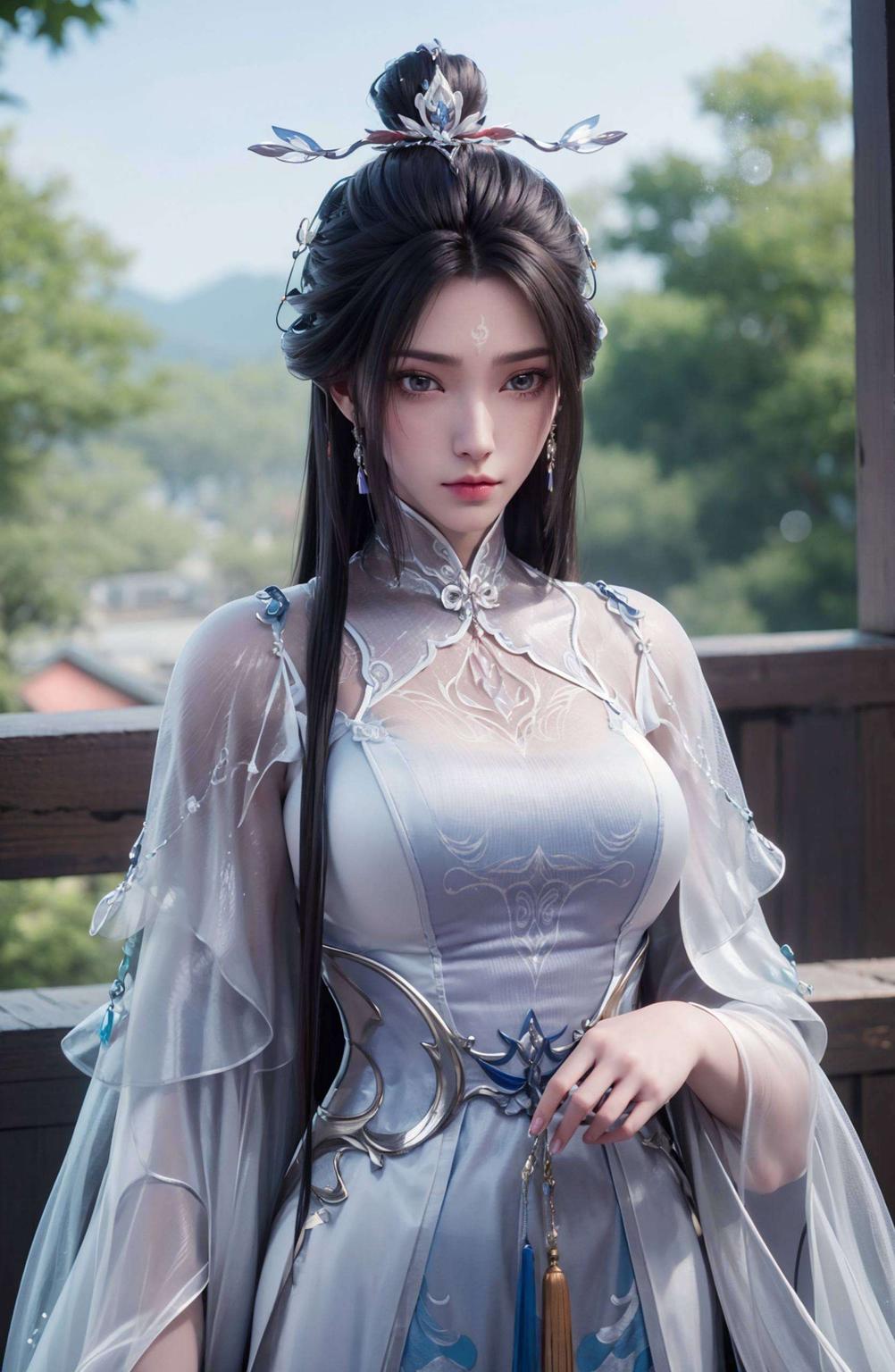 细节入微电脑壁纸上的她英姿飒爽