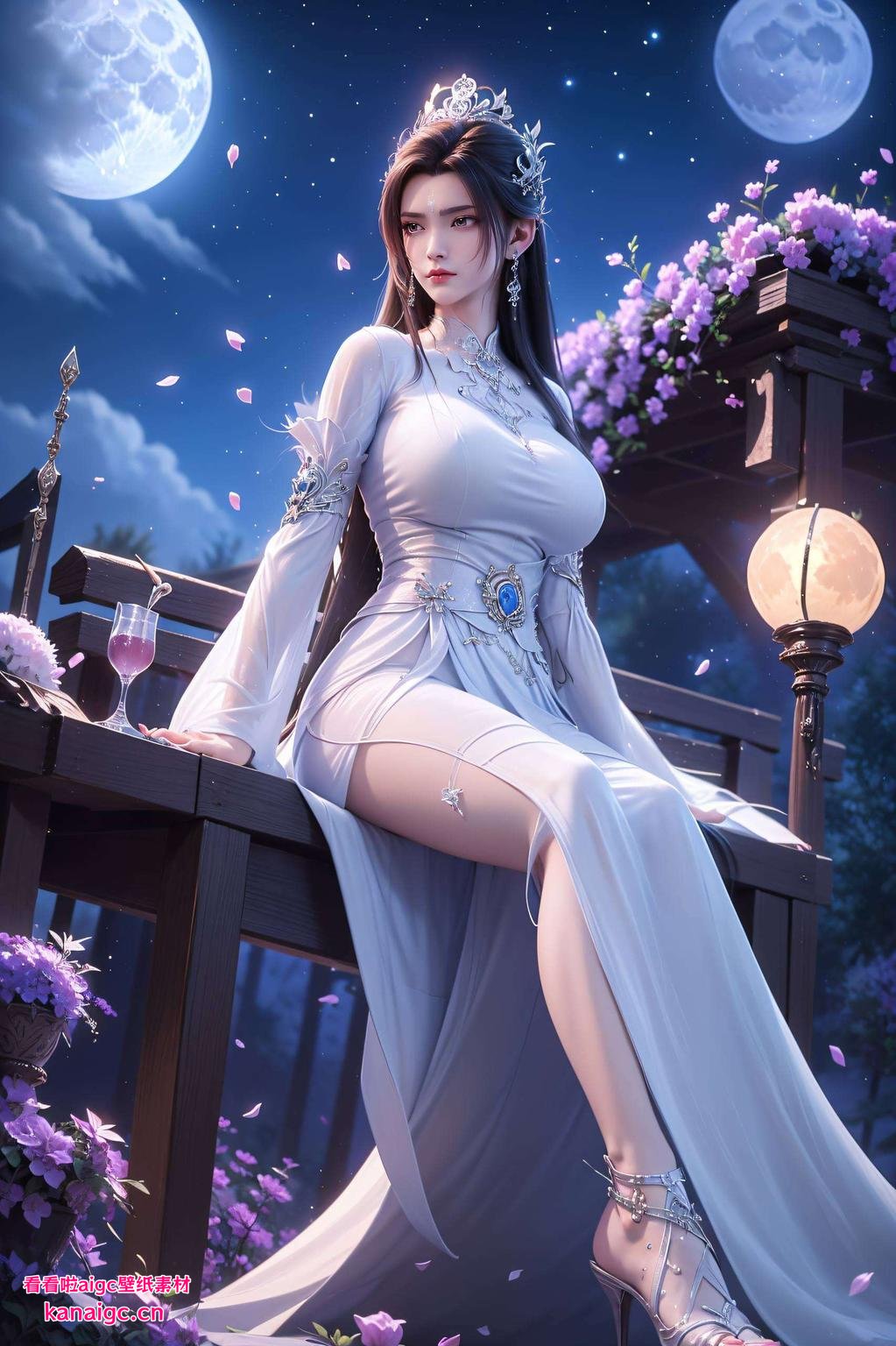 粉色浪漫陆雪琪舞剑英姿