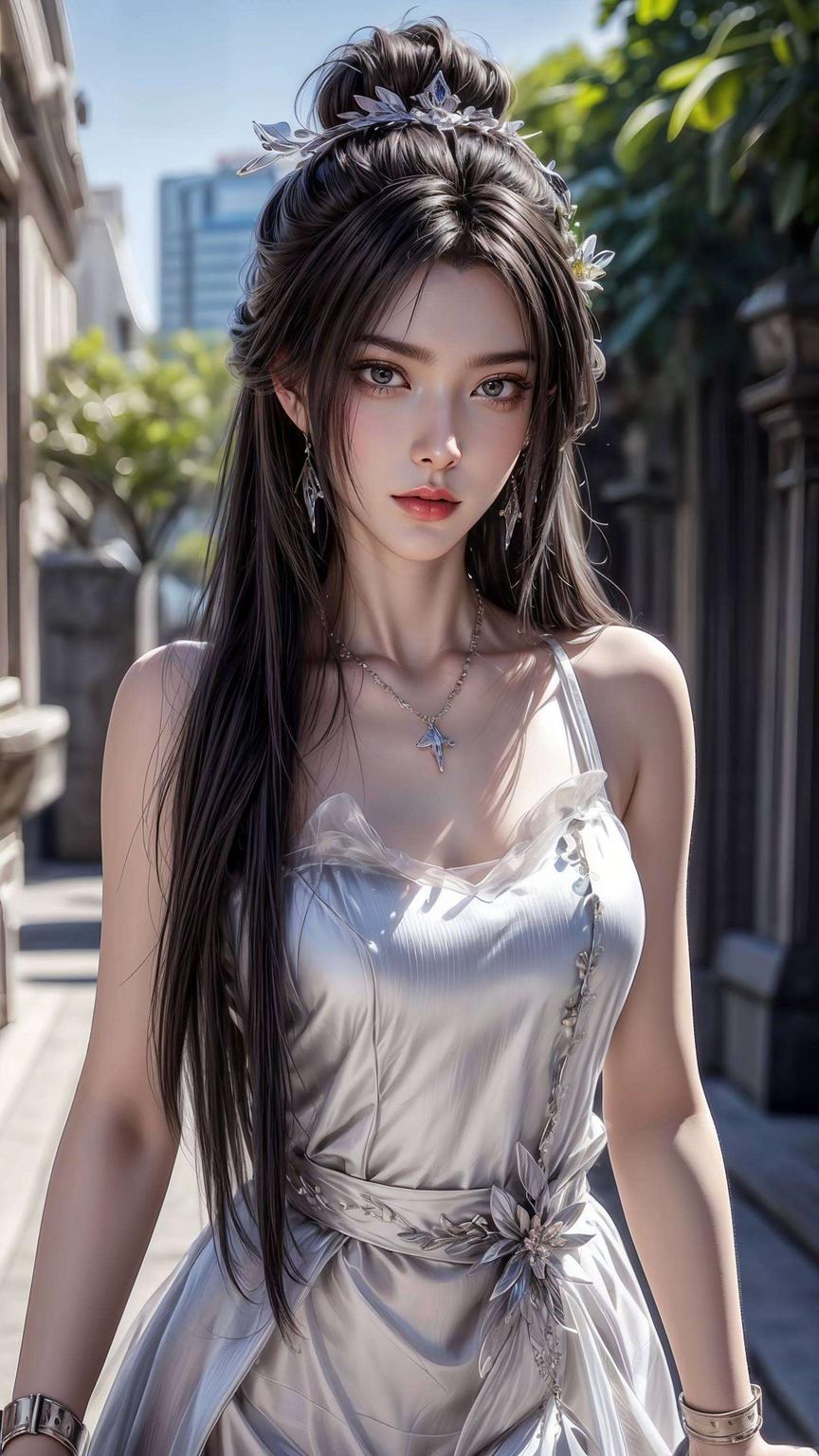 壁纸中的她美得让人心动剑气如虹