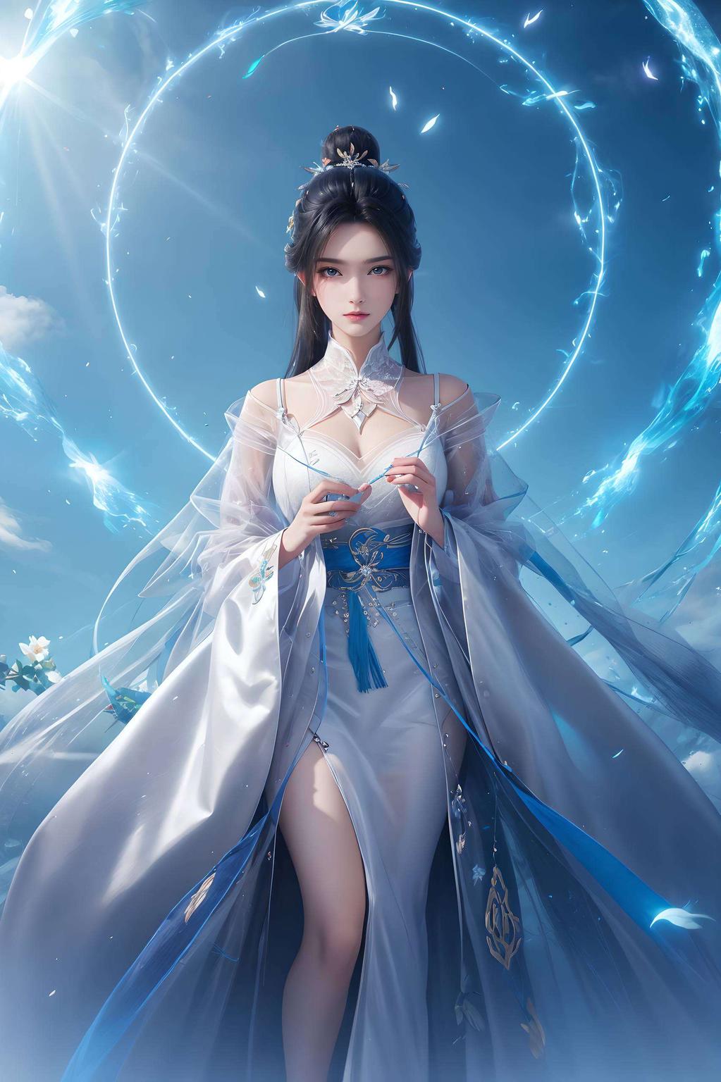 大家好画面中的陆雪琪英姿飒爽