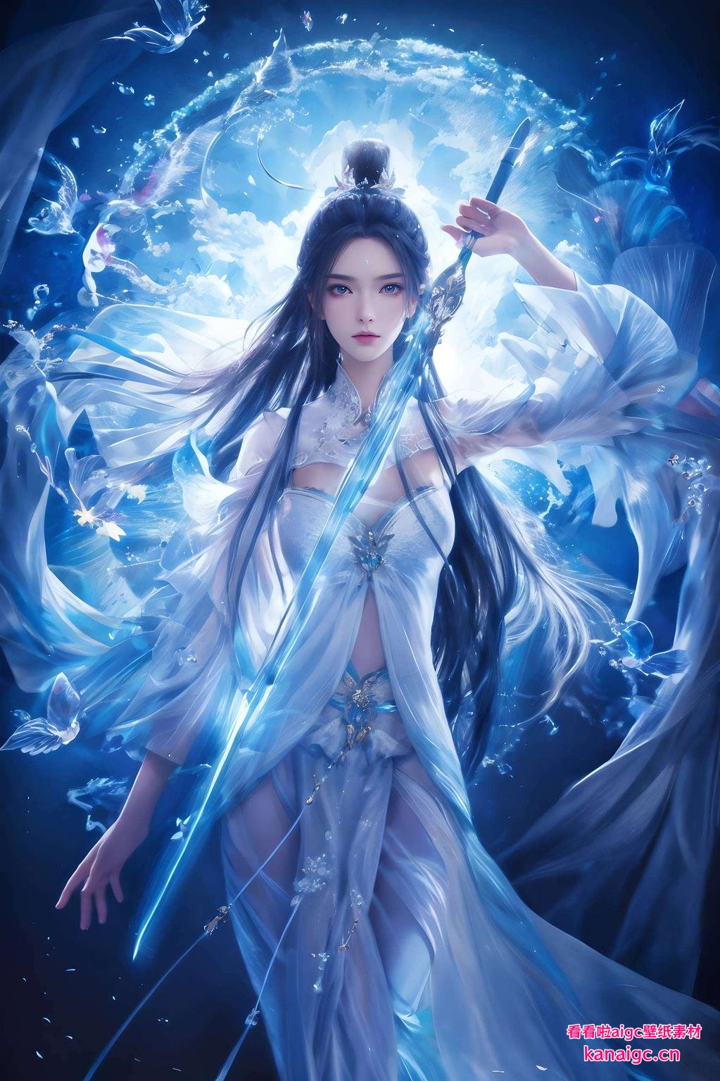 4K高清壁纸雪肌红衣