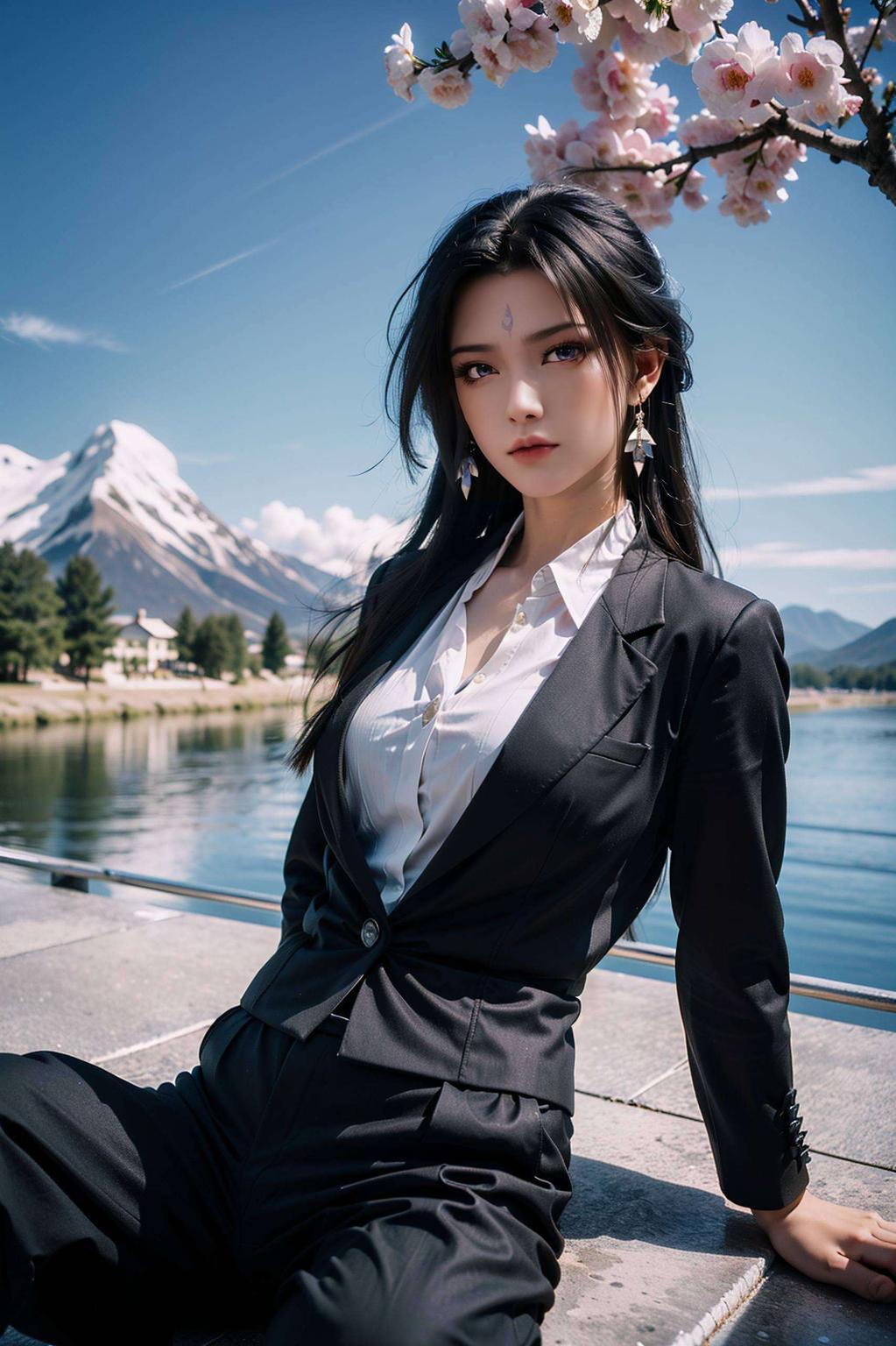 这款绿色完美像素手机宽屏壁纸让你的电脑瞬间变身修仙圣地