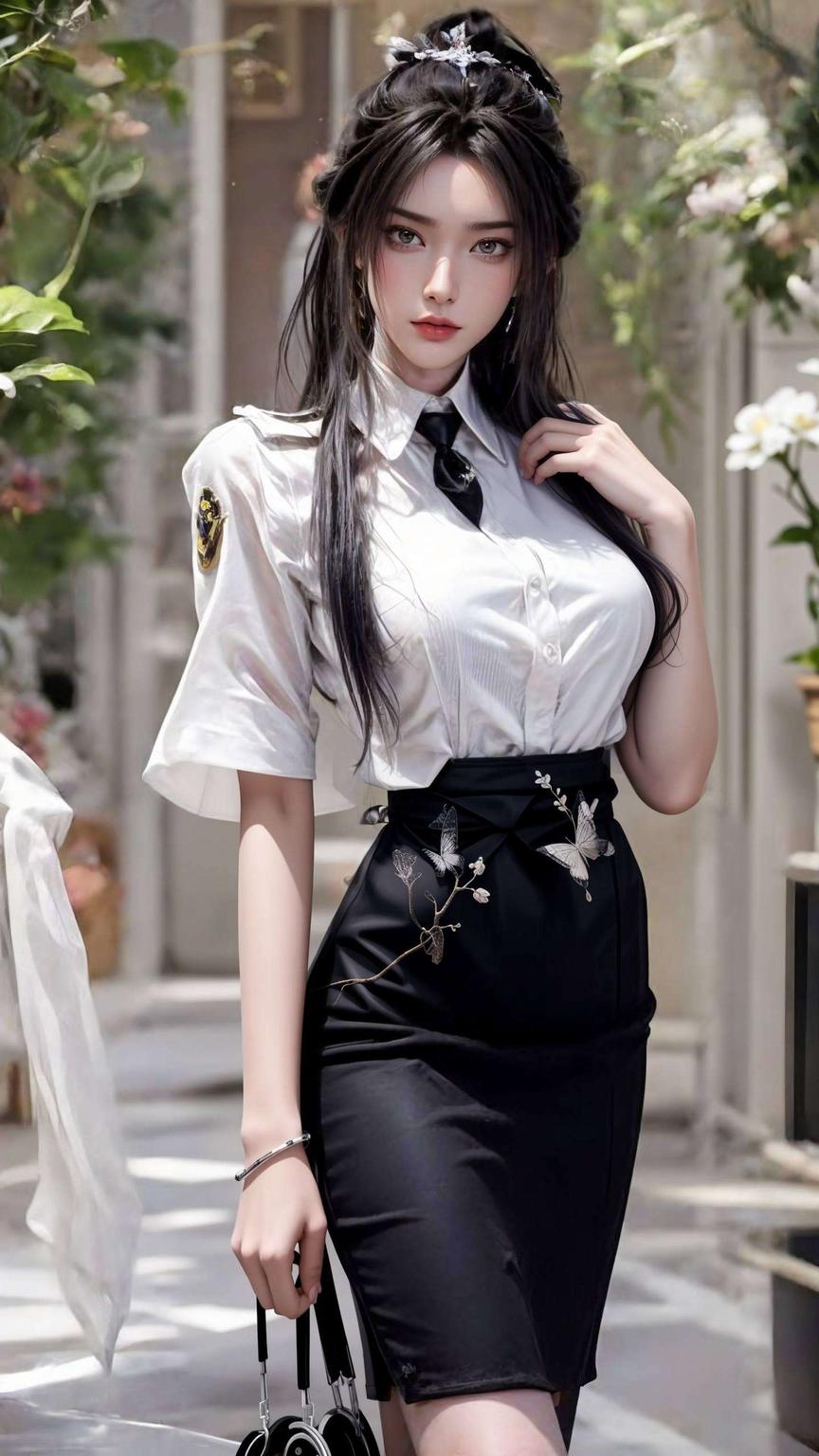 仿佛她要从屏幕中跃出画面细腻