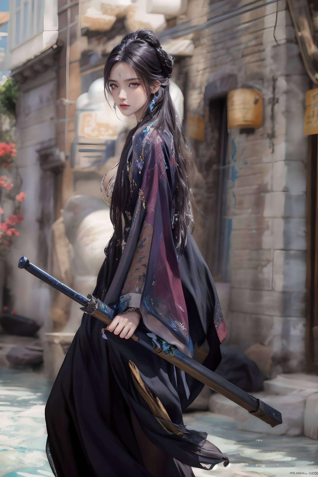 大家好今天给大家带来这款超好看的二次元壁纸！看这动漫诛仙中的陆雪琪